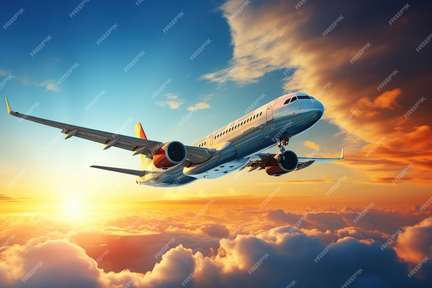 stoupající letadlo